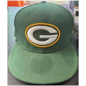 New Era Green Bay Packers Fitted Hat Size 7 7/8
